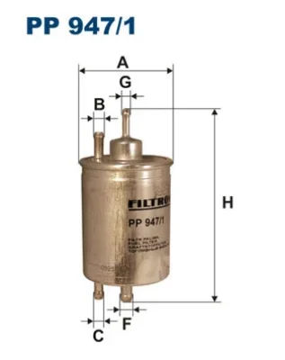 Топливный фильтр FILTRON PP947/1