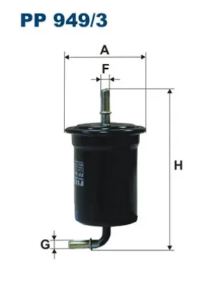 PP949/3 FILTRON Топливный фильтр