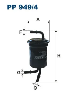 PP949/4 FILTRON Топливный фильтр