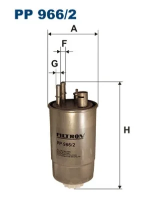 Топливный фильтр FILTRON PP966/2