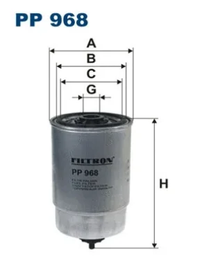Топливный фильтр FILTRON PP968
