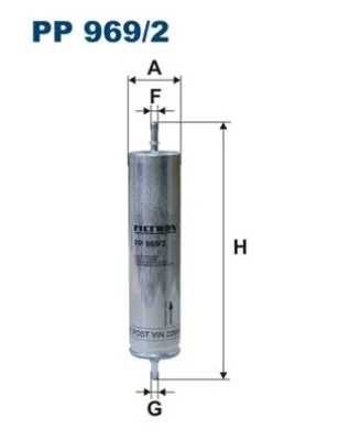 PP969/2 FILTRON Топливный фильтр