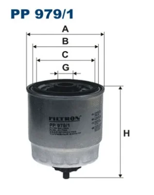 PP979/1 FILTRON Топливный фильтр