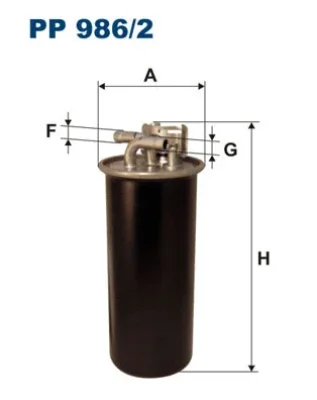 PP986/2 FILTRON Топливный фильтр