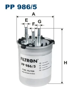 Топливный фильтр FILTRON PP986/5