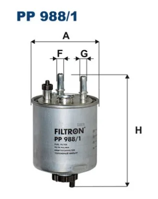 PP988/1 FILTRON Топливный фильтр