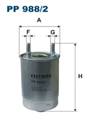 PP988/2 FILTRON Топливный фильтр
