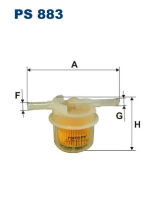 PS883 FILTRON Топливный фильтр