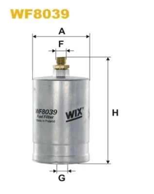 Топливный фильтр WIX WF8039