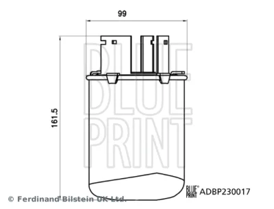 ADBP230017 BLUE PRINT Топливный фильтр