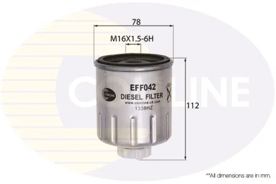 Топливный фильтр COMLINE EFF042