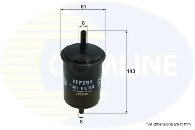 EFF291 COMLINE Топливный фильтр