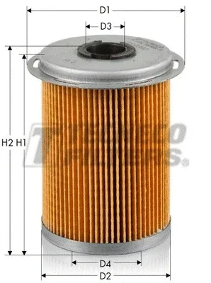 GS0302 TECNECO FILTERS Топливный фильтр