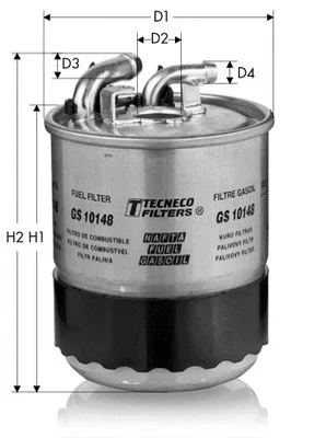 Топливный фильтр TECNECO FILTERS GS10148