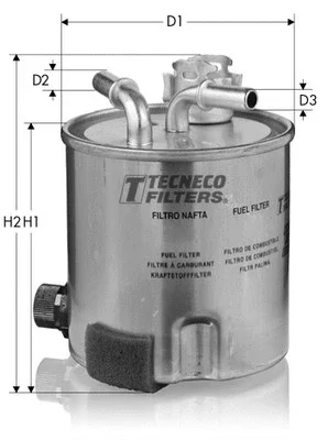 GS10395 TECNECO FILTERS Топливный фильтр