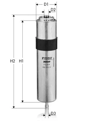 GS11213/1 TECNECO FILTERS Топливный фильтр