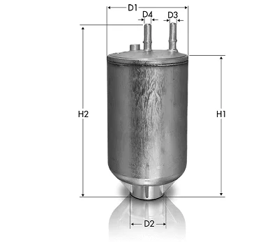 GS1231 TECNECO FILTERS Топливный фильтр