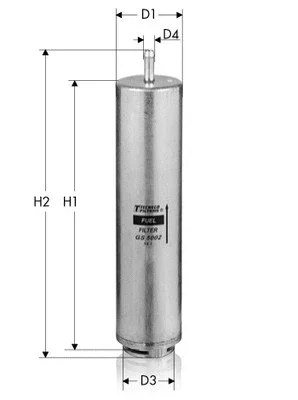 Топливный фильтр TECNECO FILTERS GS5002