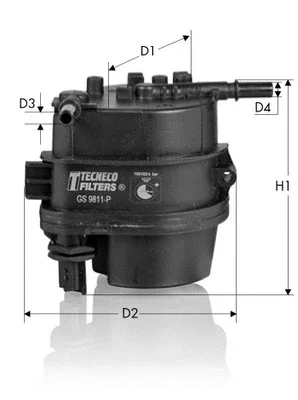 Топливный фильтр TECNECO FILTERS GS9811P