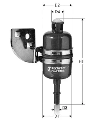 IN7740A TECNECO FILTERS Топливный фильтр
