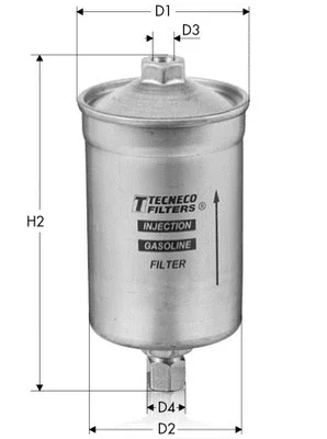 IN92 TECNECO FILTERS Топливный фильтр