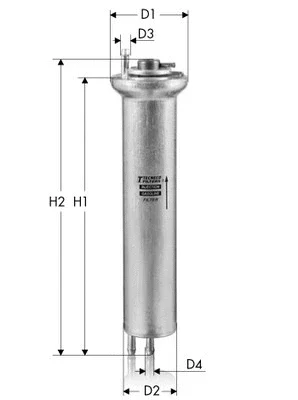 IN9334 TECNECO FILTERS Топливный фильтр