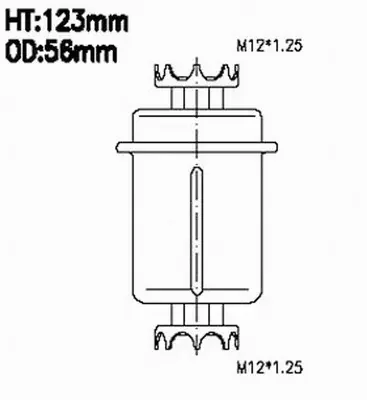 FS6004U JS ASAKASHI Топливный фильтр