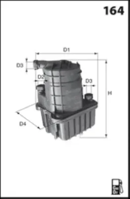 Топливный фильтр MISFAT F120