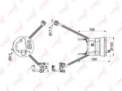 Топливный фильтр LYNXAUTO LF-1001M