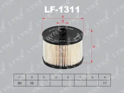 Топливный фильтр LYNXAUTO LF-1311