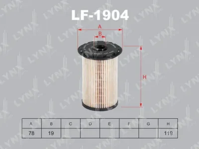 Топливный фильтр LYNXAUTO LF-1904