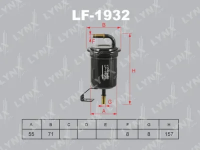 LF-1932 LYNXAUTO Топливный фильтр