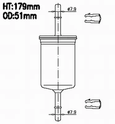 FSP45986M Azumi Топливный фильтр