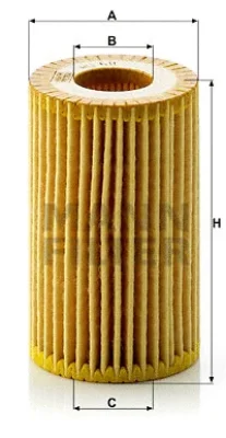 HU 611 x MANN Масляный фильтр