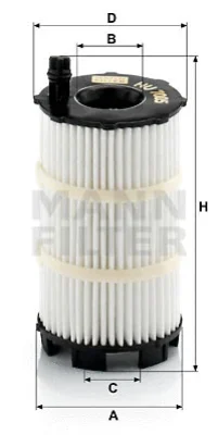 Масляный фильтр MANN HU 7005 X