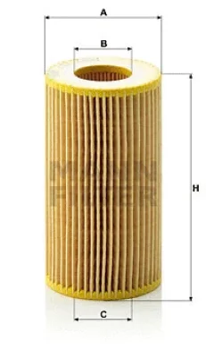 Масляный фильтр MANN HU 718/1 K