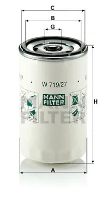 Масляный фильтр MANN W 719/27