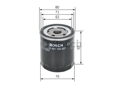 0 451 103 337 BOSCH Масляный фильтр