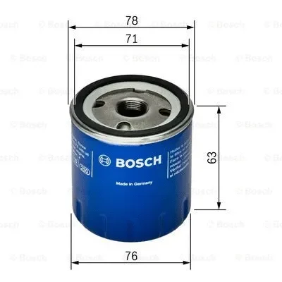 F 026 407 022 BOSCH Масляный фильтр