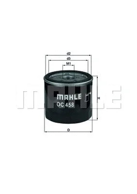 OC 458 KNECHT/MAHLE Масляный фильтр