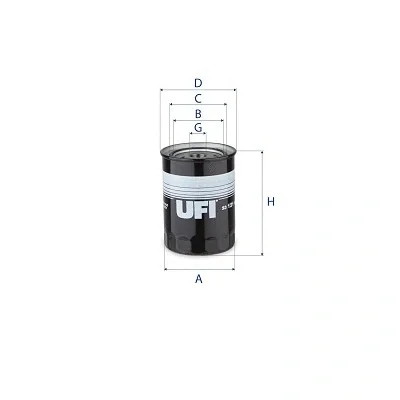 Масляный фильтр UFI 23.121.00