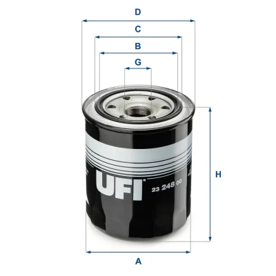 23.248.00 UFI Масляный фильтр