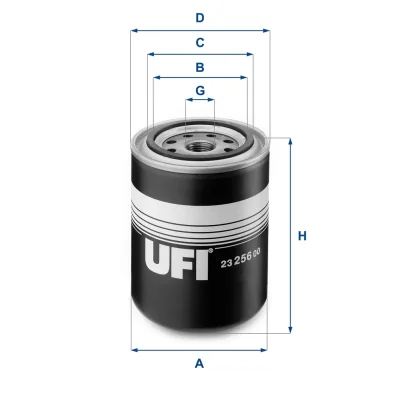 Масляный фильтр UFI 23.256.00