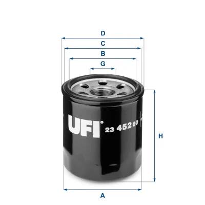 Масляный фильтр UFI 23.452.00