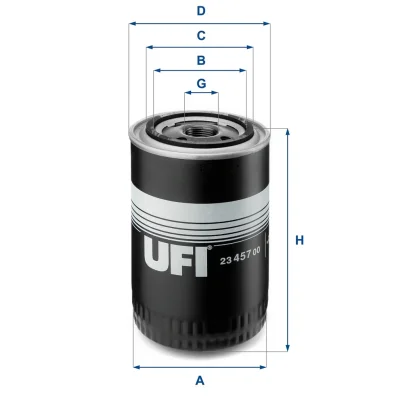 23.457.00 UFI Масляный фильтр