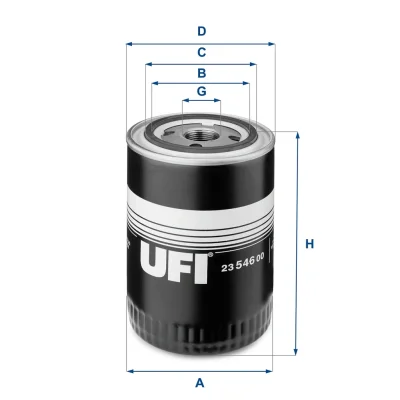 23.546.00 UFI Масляный фильтр