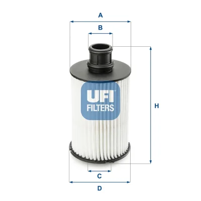 Масляный фильтр UFI 25.073.02