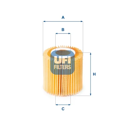 Масляный фильтр UFI 25.150.00