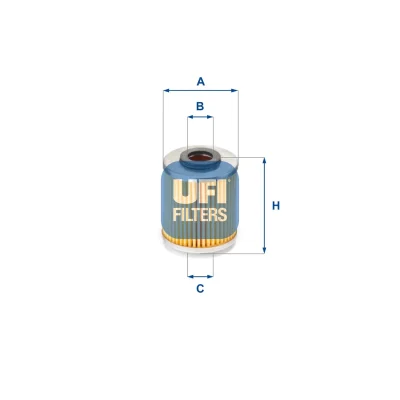 25.587.00 UFI Масляный фильтр