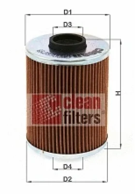 ML 490 CLEAN FILTERS Масляный фильтр
